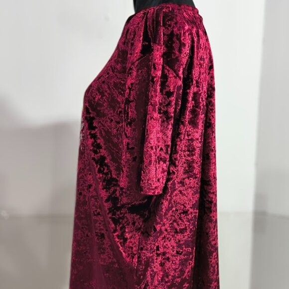 2017 Bludgeon Riffola Limited Def Leppard Concert Tee Burgundy Velour 3 X - Picture 5 of 8